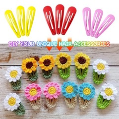 150pcs Hair Clips, 50 Colors Hair Barrettes for Girls, 2 Inch Colorful Snap H…
