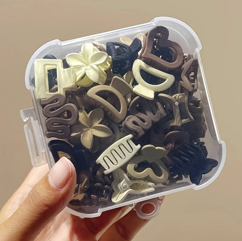 10pcs Small Hair Clips Cute Girls Accessories Daily Travel Gift Pack – NEW