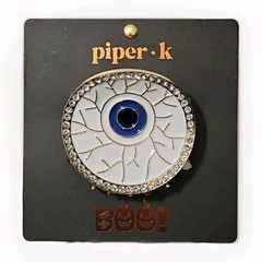 Piper K Hair Clip Halloween Eyeball Metal & Rhinestones Hair Clip Claw