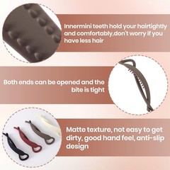 1 Count (Pack of 4), matte black, white, brown, red, 4pcs