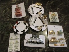 Assorted Lot Ella Shay+ Plastic & Metal Hair Claw Clips Fancy Fashion Hair Clips