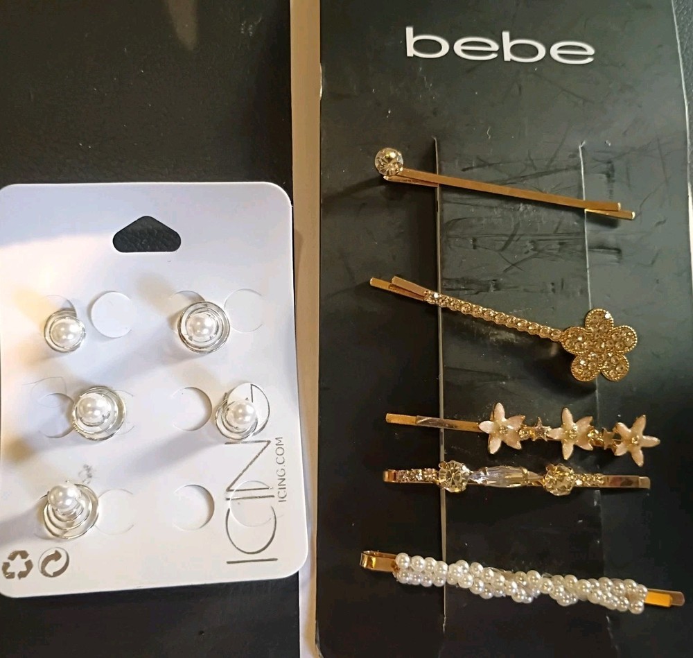 Hair Accessories Bobby Pins And Twist On Barrettes Clips Decorations Rhinestone