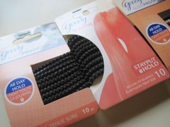 10 Goody Stay Put Slide Proof Hold Stay Secure Fit Elastic Ponytailer Hair Bands