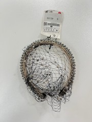 NWD ZARA Woman Wedding Party Veil Headband Rhinestones Y1055C *READ NOTE*