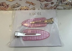 DIOR Beauty Backstage Pink Hair Clips Get Ready 2 PieceSet NEW +1 free sample