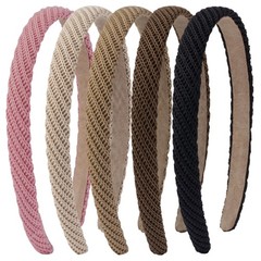 5 PCS Women Girls Non Slip Knitted Headbands Trendy Hairband Hair Accessory