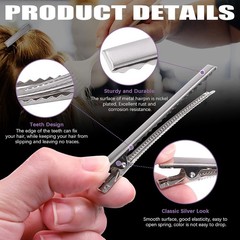 Swpeet 200Pcs 3inch – 7.5cm Alligator Hair Clips Kit, Perfect for Metal Duck Bil