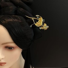 New Chinese Koi Fish Hairpin Hanfu Hair Stick Classic Hair Accessory