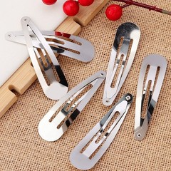 30pcs No Slip Large Metal Snap Hair Clips 3.2″ Grips Barrettes Teardrop BB Clips
