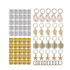 160x Hair Jewelry Braid Ring Cuff Decor Pendants Dreadlocks Beads Accessories x