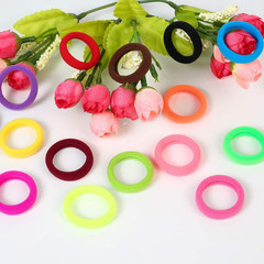 120 Pcs Cotton Hair Ties Toddler Kids Multicolor Elastic Bands Seamless Set 15Pk
