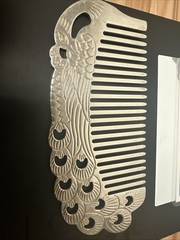 999.9 Fine Silver Comb with Box and Certificate of Authenticity