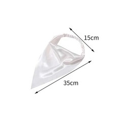 Black Hair Scarf Headband Elastic Hair Bandanas Scarf Headband Boho Triangle …