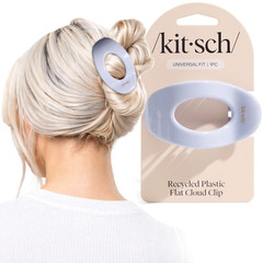 Kitsch Medium Flat Claw Clips for Women – Stylish Flat Hair Clips, Strong Hold f