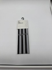 Nike Headband 6 Pack Skinny Non-Slip Swoosh Logo Black White Grey Multipack NWT