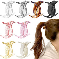 8 Pcs Glossy Colorful Ponytail Holder Claw Clips Strong Hold Hair Accessorie Set