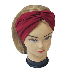 Yoga Headband Stretchable Turban Hairband headwrap for Women Girls Solid Color