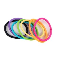 No Damage Elastic Hair Ties – Snag-Free Ponytail Holders for Thick Hair, 32 Coun