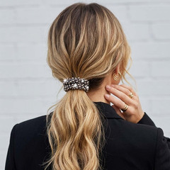 Rhinestone Ponytail Holder Sparkly Hair Ties Fancy Hair Scrunchies Hair Accessor