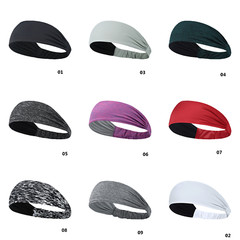 Men Women Yoga Sweat Bands Headbands Elastic Wide Sweatband for Running Workout