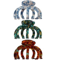 3 PCS Extra Large Octopus Claw Clips Thick Long Hair NonSlip Strong Hold