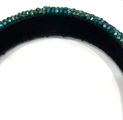 Chunky Headbands Lot 5 Full Rhinestones Clear/ Colored Pearl Lace Accents Bridal