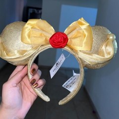 Disney Parks Mickey Magical Bow Belle Anna Minnie Mouse Ears Bow Headband Party