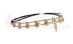 Deco Vintage Hairband 20s Flapper Chain Headpiece Gatsby Downton Boho Goddess