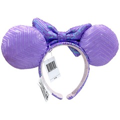 US Minnie Mouse Ears Spring Iridescent Purple Lavender Disney-Parks Headband