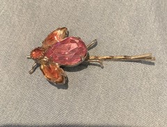 Tarina Tarantino Insect Vtg Hair Clip On Bobby Pin