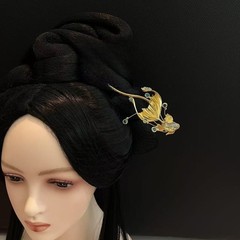 New Chinese Koi Fish Hairpin Hanfu Hair Stick Classic Hair Accessory