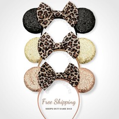 Minnie Mickey Mouse Ears for All Ages Disney Ears Animal Kingdom Leopard Disney