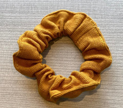 Tan Scrunchie Guatemala Hand Made Yoga Bright NEW Scrunchy Hair Tie Corn Husk