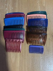 Vintage 90s Hair Side Combs Lot of 13 Made in USA/ (1) Goody