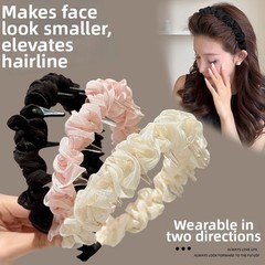 Mesh Wave Headband for Women Elegant Lightweight Breathable Styling Accessory