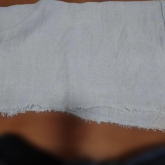 DANIELA GREGIS 100% Linen Scarf with Fringe Edges – Natural Color