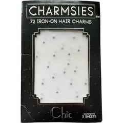 Charmsies Iron In Hair Charms Decor Iridescent Rhinestones- apply with flat iron