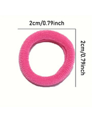 200-1000Pcs Women Girls Colorful Nylon Elastic Hair Bands Ponytail Hold Small Ha