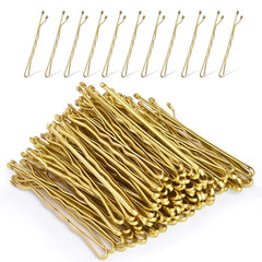 Blonde Hair Bobby Pins, 120PCS 2Inches Gold Hair Pins for Women with Box