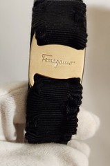 Salvatore ferragamo Vara Ribbon Headband Hair Accessory Black