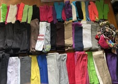 200 Scunci Goody Elastic Soft Headband / Bun Wrap Assorted Colors