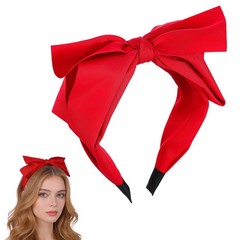 Red Bow Headband for , Cute Bowknot Headbands Soft Hair Hoop Band Elastic Hai…