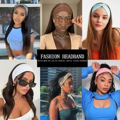 6 PCS Womens Headbands Twisted Cross Elastic Yoga Workout Non-Slip Sweat