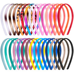 30 Pieces Plastic Headbands for Girls and Women with Teeth 0.8Cm Thin