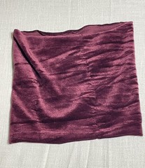Natural Life Boho Bandeau Burgundy Velvet Headband
