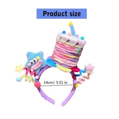 Versatile Celebration Headband with Star Headpieces Headwear for Birthday Outfit