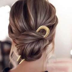New Simple U Shaped Hairpin Metal Hair Sticks U French Hair Clips Pins Fashionab