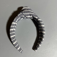 Blue & White Striped Knotted Front Top Headband A New Day Dusty Adult Accessory