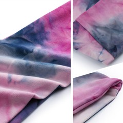 Winter Ear Warmer Fleece Headband Fashion Rainbow Tie Dye Hairband for Women Men