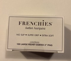 Frenchies Velvet Coated French Hairpins Blonde 1 Box Of 100 Large 3”